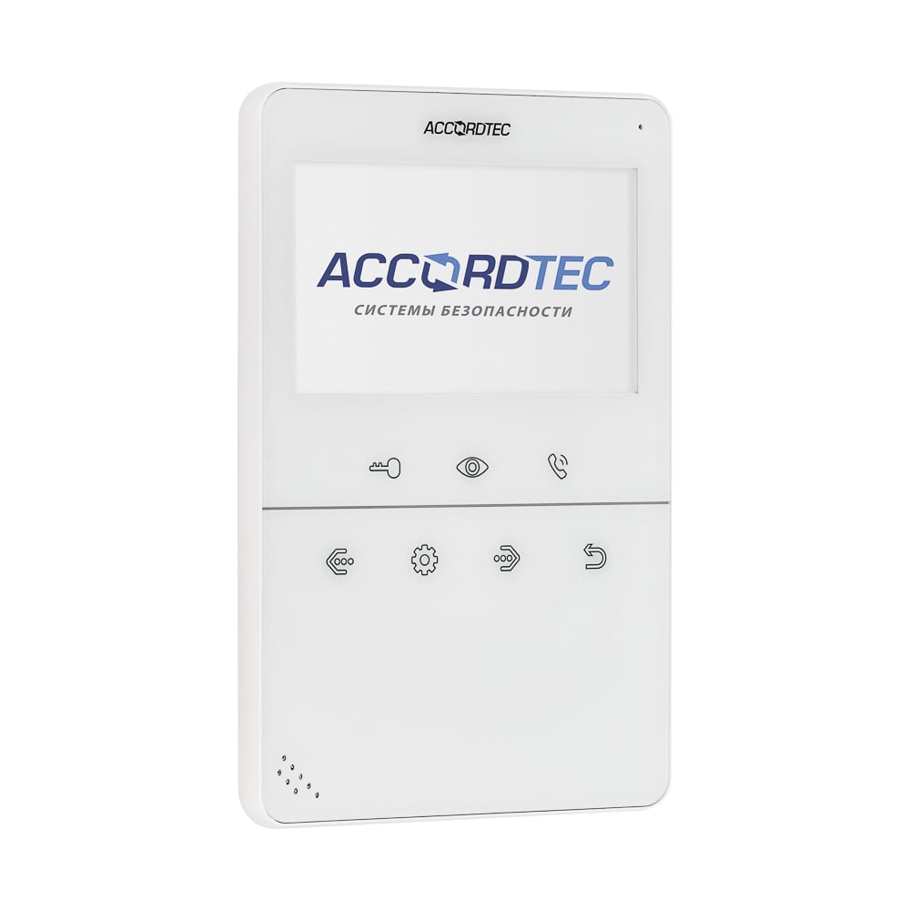 Изображение товара Монитор видеодомофона ACCORDTEC AT-VD432C WH 4.3 дюйма чистый дисплей