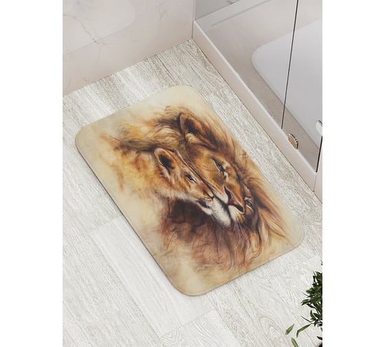 Изображение товара Коврик противоскользящий JoyArty "Львиный наследник" для ванной, сауны, бассейна, bath_12708