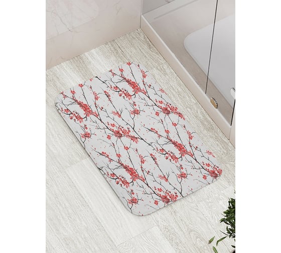 Изображение товара Коврик противоскользящий JoyArty "Японская яркость" для ванной, сауны, бассейна, bath_14320