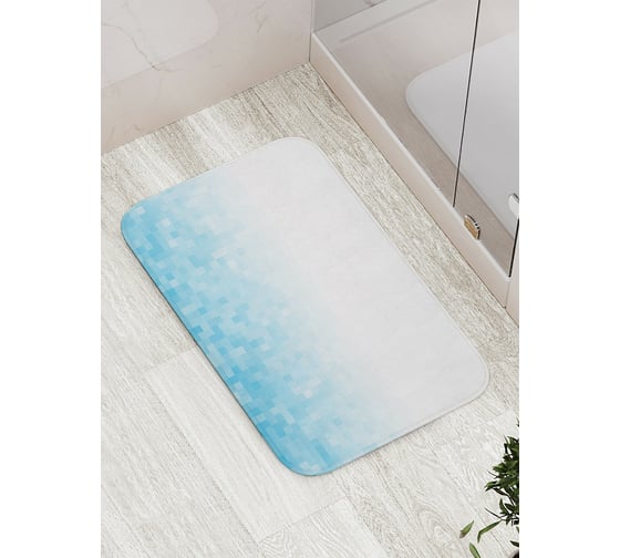 Изображение товара Коврик противоскользящий JoyArty "Переливы холода" для ванной, сауны, бассейна, bath_11566