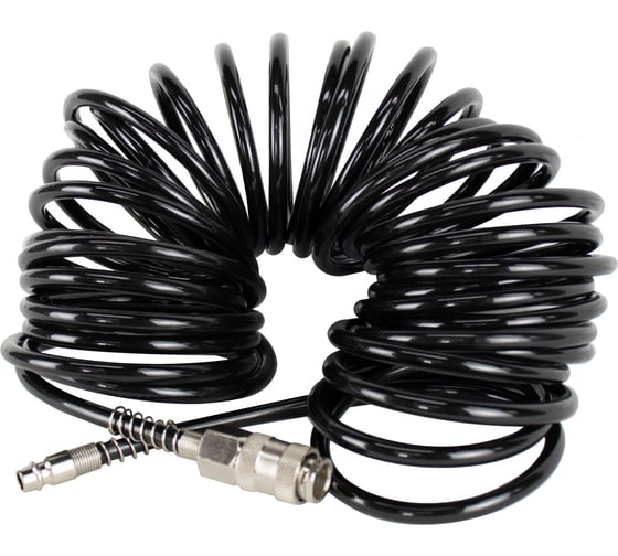 Изображение товара Шланг спиральный Verton с фитингами рапид Air PH10 (10м, размеры внутренний 5, внешний 8), диаметр штуцера 1/4, давление 20 бар (20шт/кор) 01.21427.21445