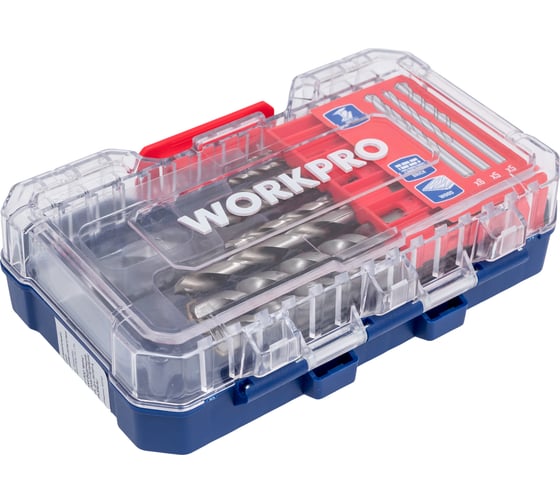 Изображение товара Набор сверл универсальный Workpro (металл/дерево/камень) 16 шт. WP409011