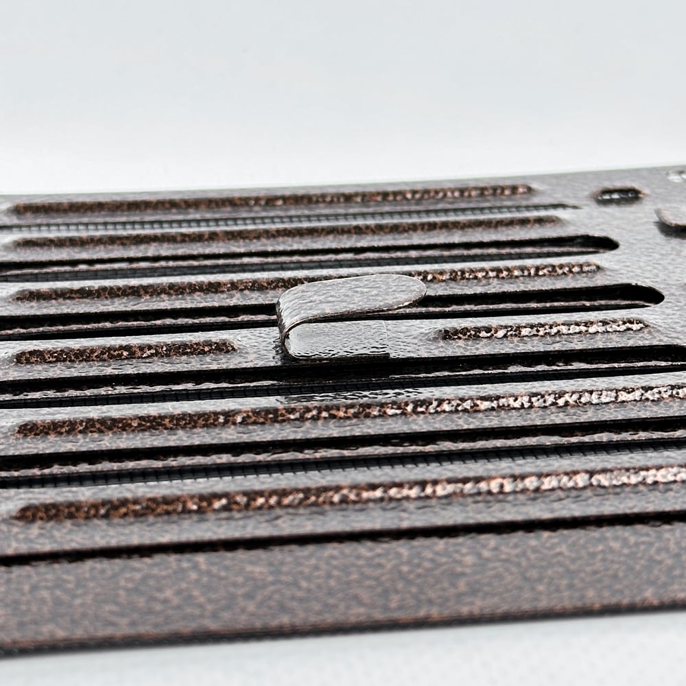 Изображение товара Решетка регулируемая металлическая KRAFTAIR с москитной сеткой 150x150 мм медного цвета Р-100 медь