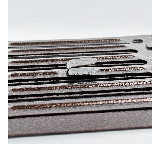 Изображение товара Решетка регулируемая металлическая KRAFTAIR с москитной сеткой 150x150 мм медного цвета Р-100 медь