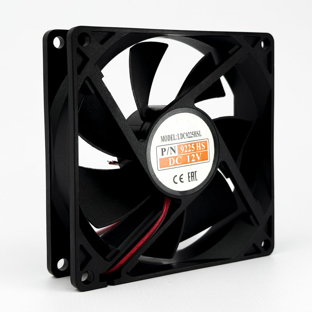 Вентилятор KRAFTAIR 92x92x25 мм компактный LDC9225HSL-12V