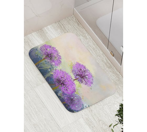Изображение товара Коврик противоскользящий JoyArty "Красочные одуванчики" для ванной, сауны, бассейна, bath_18535