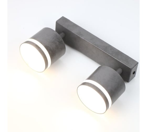 Изображение товара Светильник General Lighting Systems спот, двойной, с боковым рассеивателем на основании, серия Башня, GWL-2GX53-M-IP20 662038