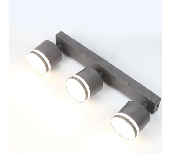 Изображение товара Светильник General Lighting Systems спот, тройной, с боковым рассеивателем, на основании, серия Башня, GWL-3GX53-M-IP20 662039