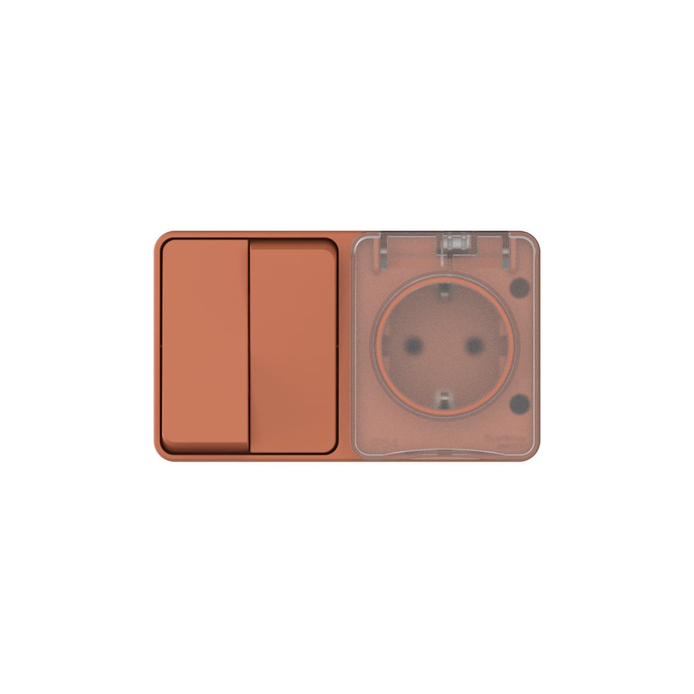 Изображение товара Блок Systeme Electric ATLASDESIGN PROFI IP54 с розеткой и выключателем