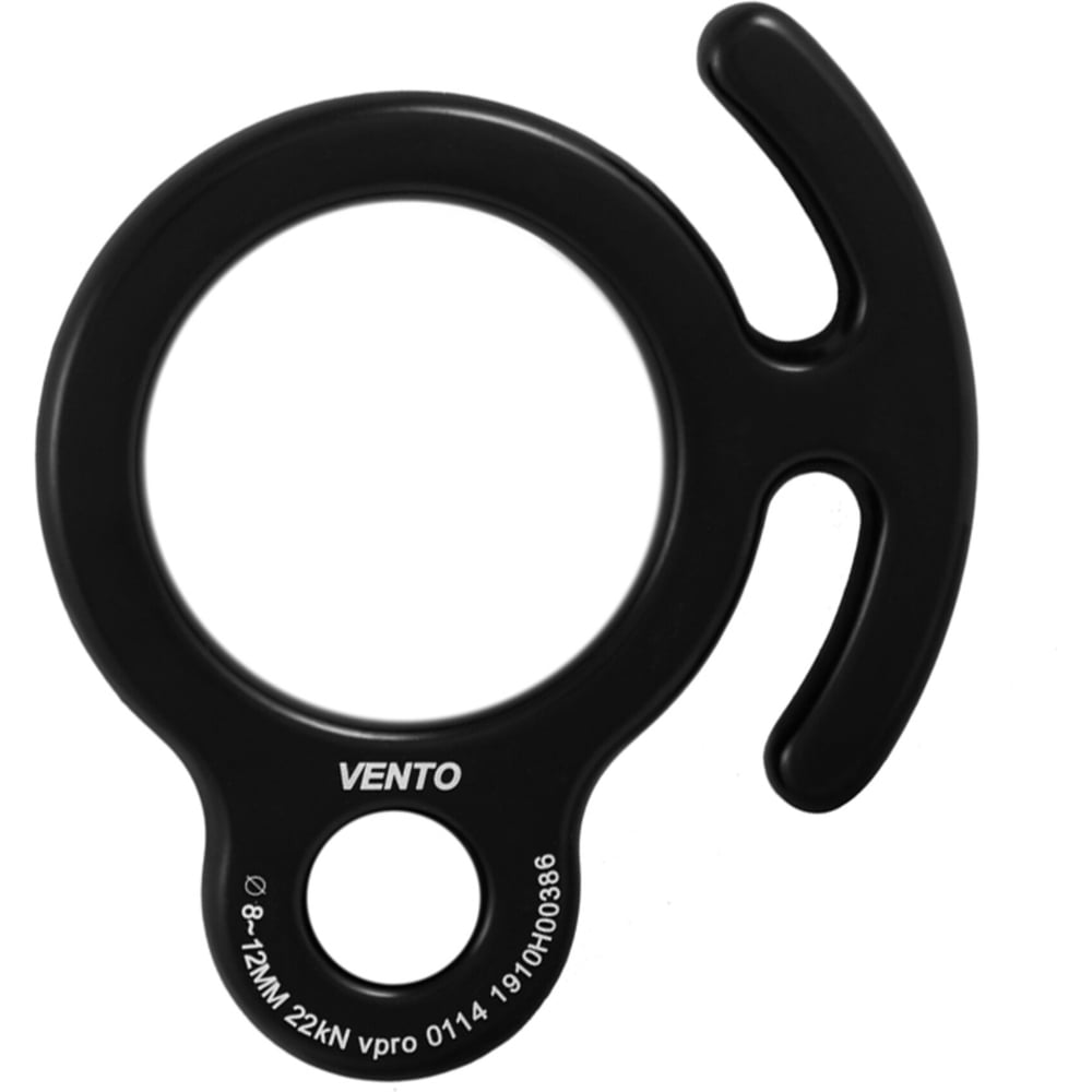 Изображение товара Спусковое устройство VENTO Восьмерка рогатая из дюрали для альпинизма и скалолазания