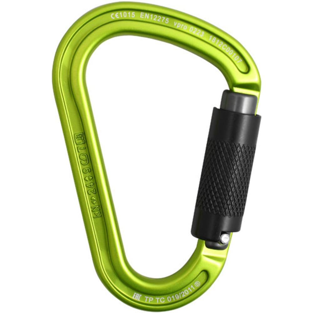 Изображение товара Карабин VENTO Titanium с байонетной муфтой зеленый для безопасности