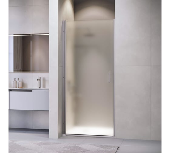 Изображение товара Душевая дверь RGW 90x195 LE-003-Gr Серый/Матовое/6 мм 351200309-210