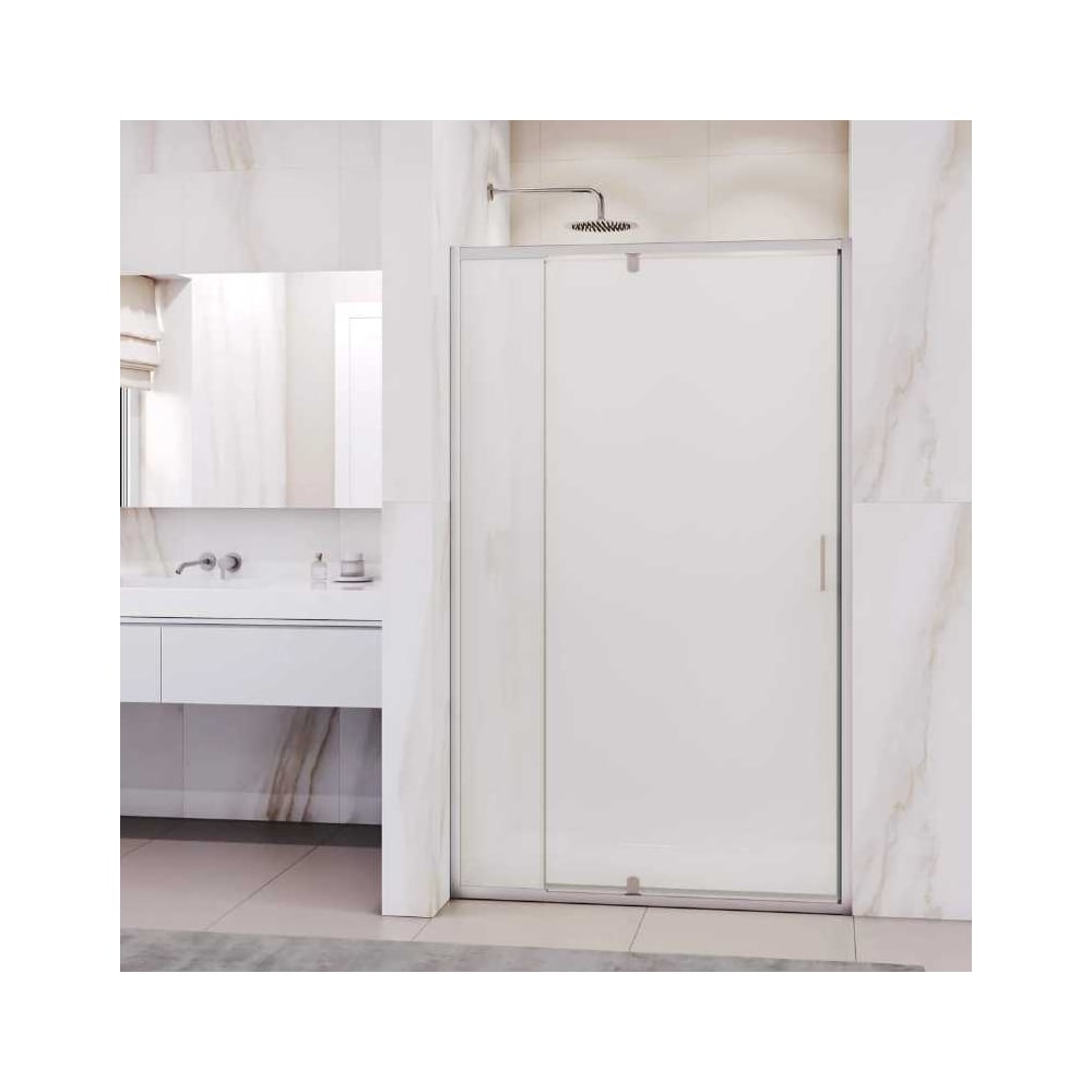 Изображение товара Душевая дверь RGW 120-130x195 PA-008 с хромированным профилем и матовым стеклом