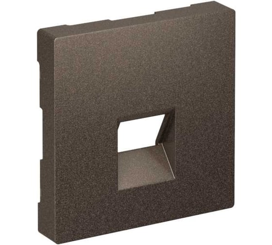 Изображение товара Накладка Systeme Electric ATLASDESIGN  для информационных функций типа Keystone, МОККО ATN000684