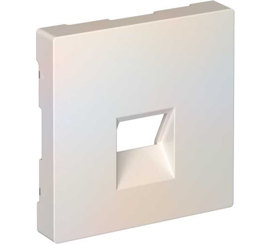 Изображение товара Накладка Systeme Electric ATLASDESIGN  для информационных функций типа Keystone, ЖЕМЧУГ ATN000484