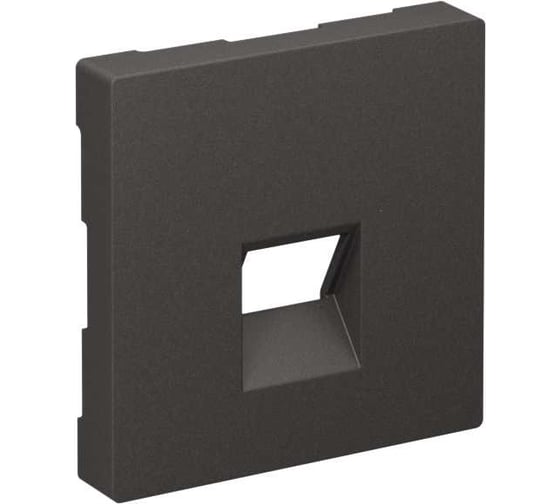 Изображение товара Накладка Systeme Electric ATLASDESIGN  для информационных функций типа Keystone, БАЗАЛЬТ ATN001484