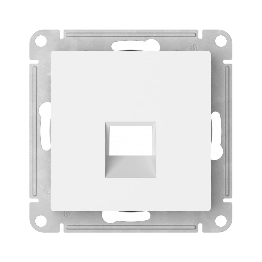 Накладка Systeme Electric ATLASDESIGN для информационных функций типа Keystone, ЛОТОС ATN001384