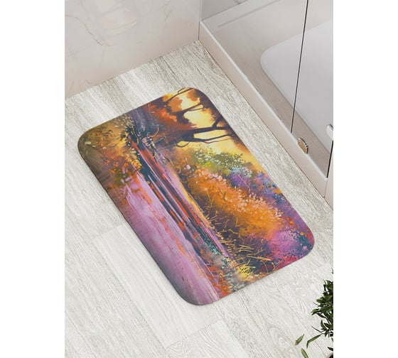 Изображение товара Коврик противоскользящий JoyArty "Осенние полутона" для ванной, сауны, бассейна, bath_32364