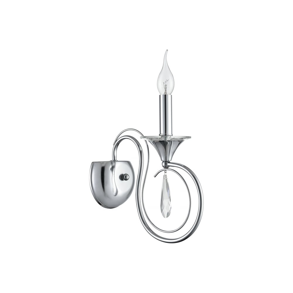 Изображение товара Бра LUMION E14 1*40W LAOKA 8032/1W классика хром настенное освещение