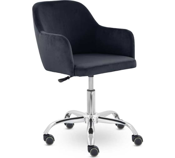 Изображение товара Кресло UTFC К-91 Кремона хром Velutto 20 черное ПУ-00037620