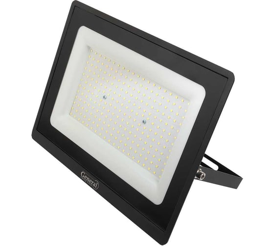 Изображение товара Светодиодный уличный прожектор General Lighting Systems 363*260*28мм GTAB-250BT-IP65-6500, 250Вт, 6500К, 23000Лм, металл 403383