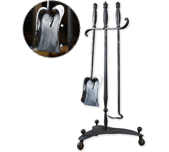 Изображение товара Каминный набор ПЕТРОГРАДЪ напольный, 3 предмета М00022920