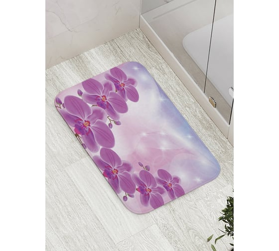 Изображение товара Коврик противоскользящий JoyArty "Веточки орхидеи" для ванной, сауны, бассейна, bath_31660