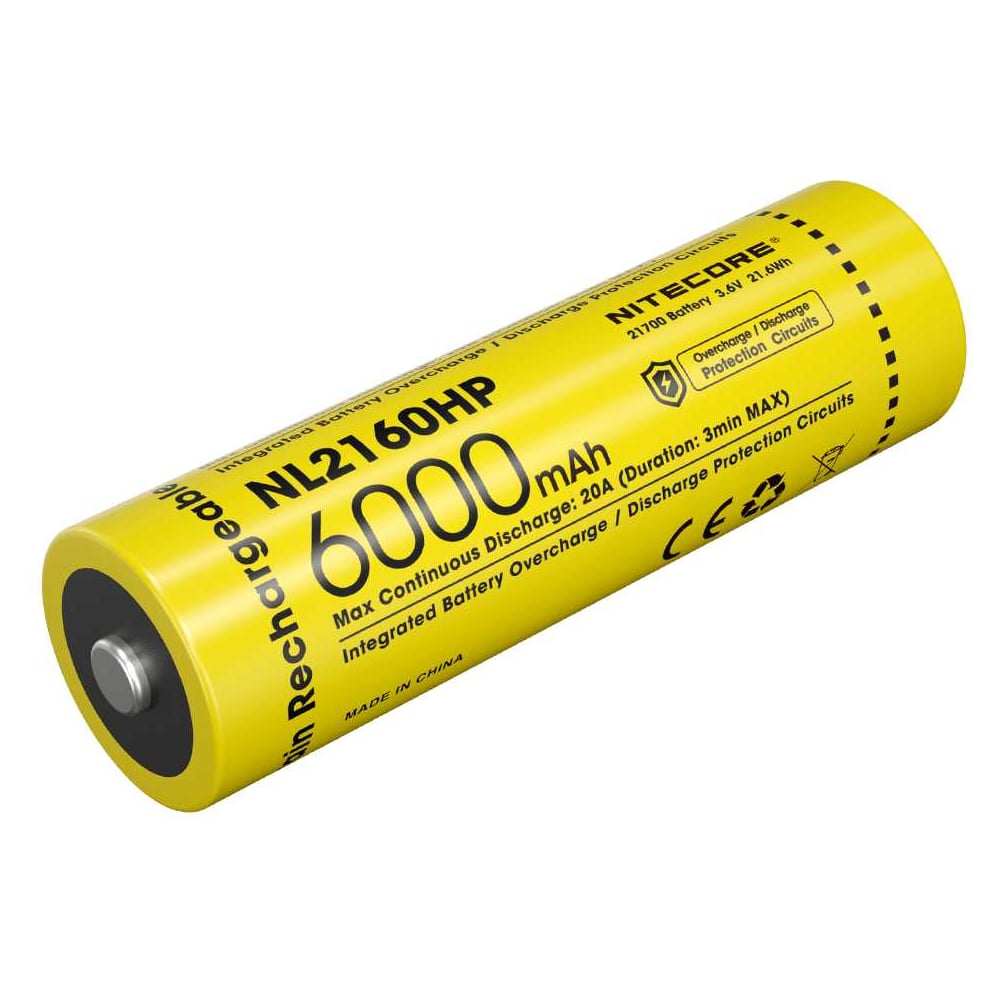 Изображение товара Аккумулятор NITECORE NL2160HP Li-ion 6000 мАч 3.6 В