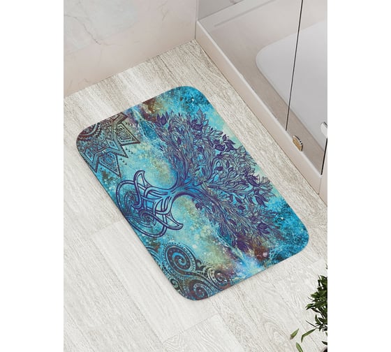 Изображение товара Коврик противоскользящий JoyArty "Энергия космоса" для ванной, сауны, бассейна, bath_22422