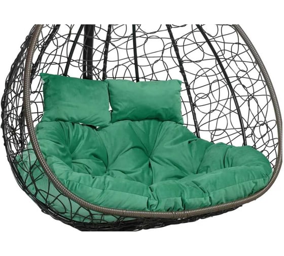 Изображение товара Подушка двухсторонняя для подвесного кресла/качелей Лаура FISHT зеленый, полиэстер FIS-108/208/308/408