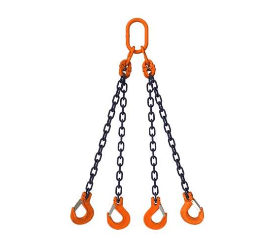 Изображение товара Строп цепной четырехветвевой CERTEX 4СЦ 6,7/ 8000 с крюками-укоротителями 4СЦL 6,7/ 8000