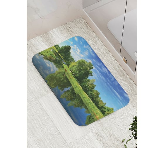 Изображение товара Коврик противоскользящий JoyArty "Зеленистая река" для ванной, сауны, бассейна, bath_16168