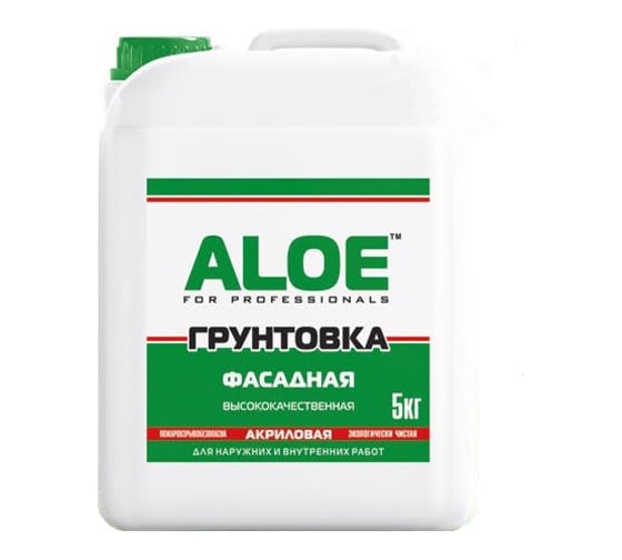Изображение товара Грунт акриловый фасадный ALOE 10 л 008558