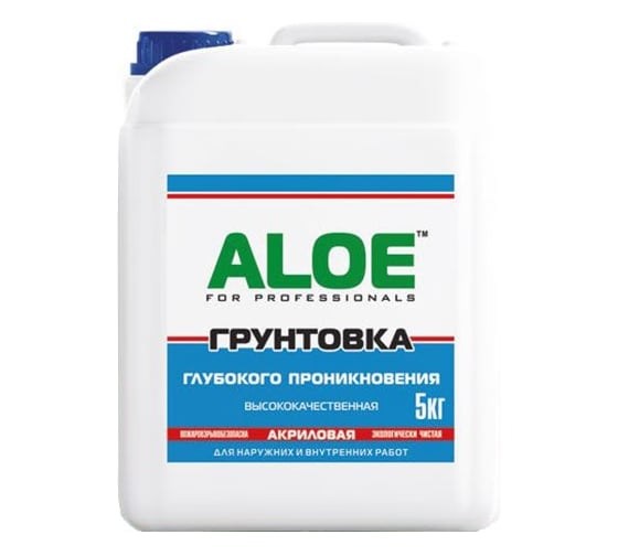 Изображение товара Грунт акриловый глубокого проникновения ALOE 10 л 008555