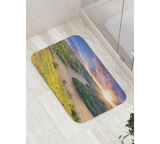 Изображение товара Коврик противоскользящий JoyArty "Потерянный рай" для ванной, сауны, бассейна, bath_16194