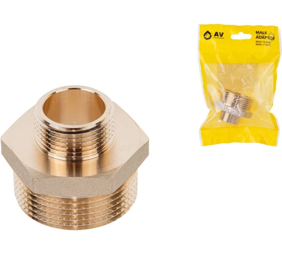 Изображение товара Ниппель AV Engineering 1 1/4 нар х 3/4 нар AVE303016