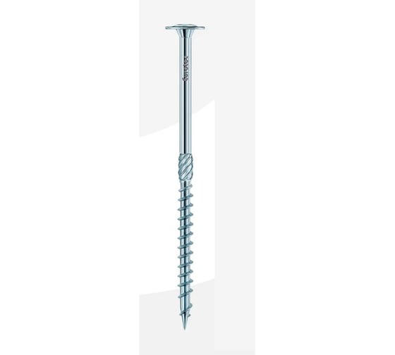 Изображение товара Шуруп конструкционный TULSTOR PT AG с тарельчатой головкой; голубая оцинковка; TX30; 6,0x130 mm упак 100 шт 945722