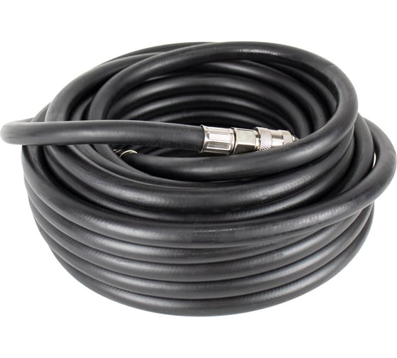 Изображение товара Шланг маслостойкий армированный с быстросъемами VERTON Air RH15 (10_15-диаметр внутр и внешний, диаметр штуцера 1/4, давл 20 бар, длина 15м) (5шт/кор) 01.21427.21450