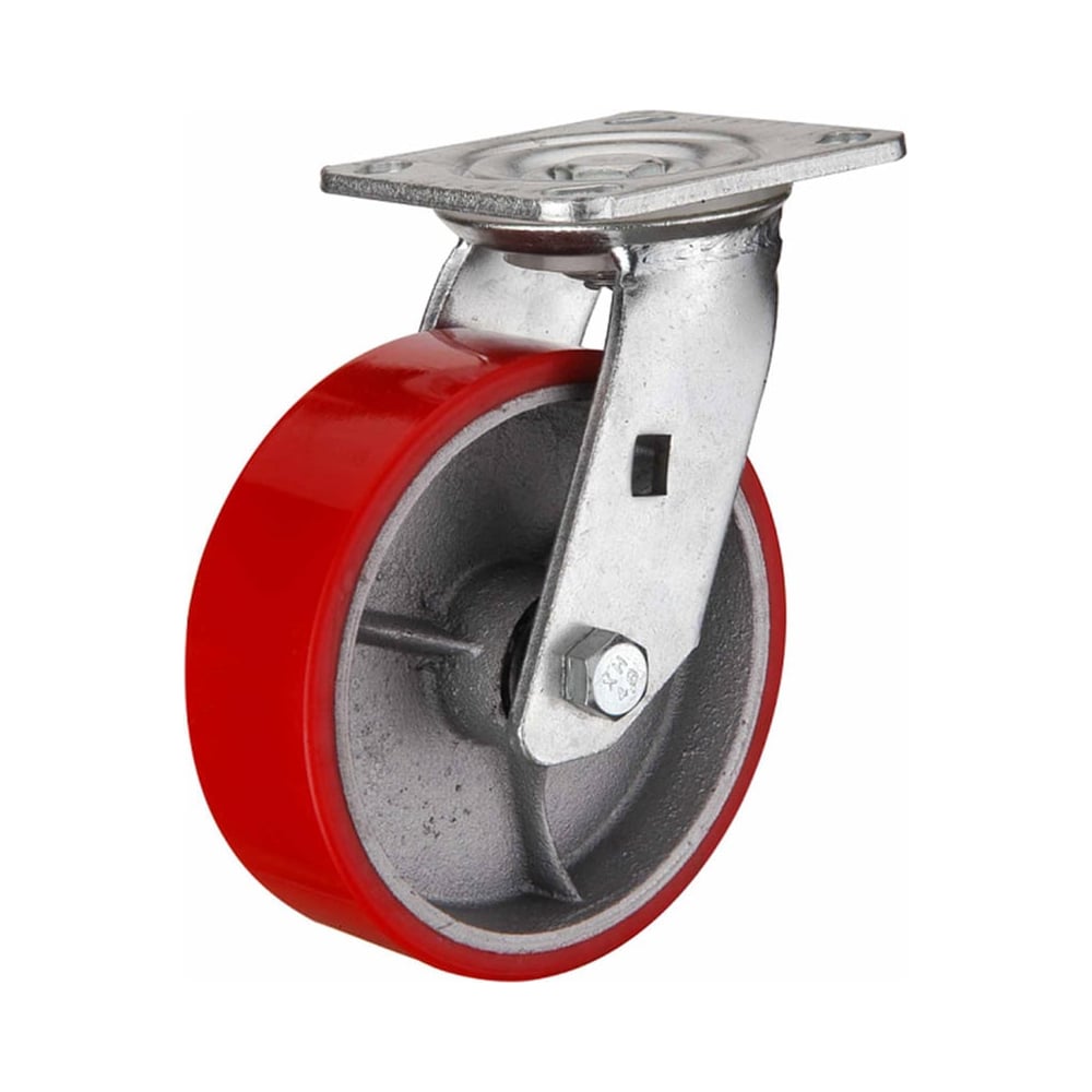 Изображение товара Поворотный ролик из полиуретана 100 мм для промышленного использования SCP42