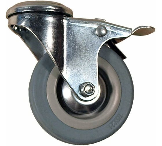 Изображение товара Ролик Сварком аппарат. 125мм поворот. п/болт М12 с торм. SChgb 55 (1 шт.) k00016030