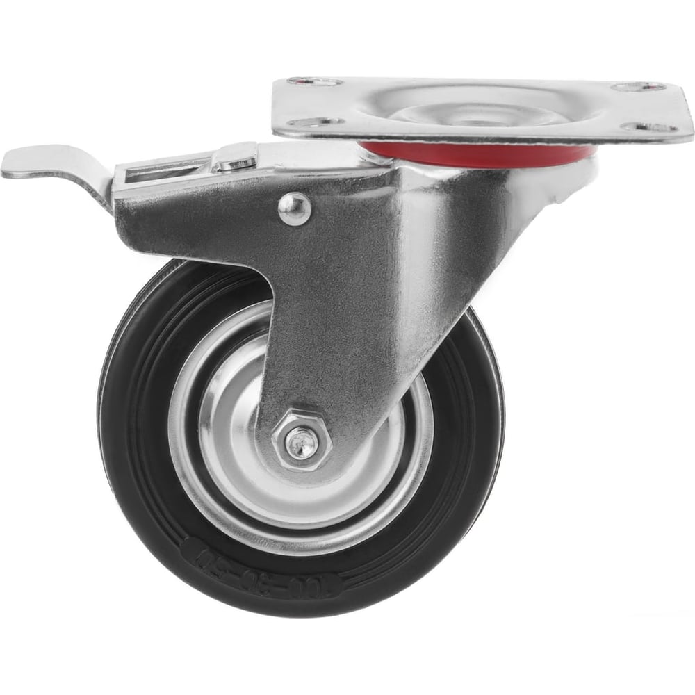 Изображение товара Промышленный поворотный ролик со тормозом для сварочных машин SCB 42 100 мм