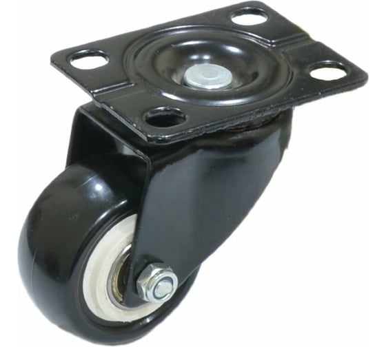 Изображение товара Колесо ООО ПКФ Сварком 50мм поворотное,черная резина (1 шт.) k00010519