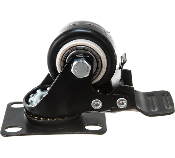 Изображение товара Колесо ООО ПКФ Сварком 40мм 4054040 черная резина тормоз (1 шт.) k00009920