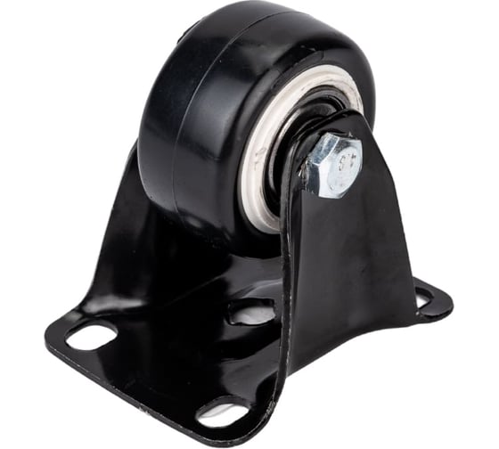 Изображение товара Колесо ООО ПКФ Сварком 40мм неповоротное, черная резина (1 шт.) k00010755