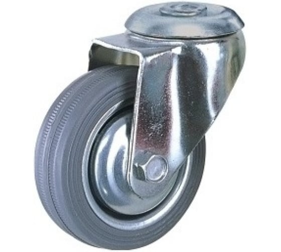 Изображение товара Колесо ООО ПКФ Сварком 50мм серая резина болт М10 (130) (1 шт.) k00013827