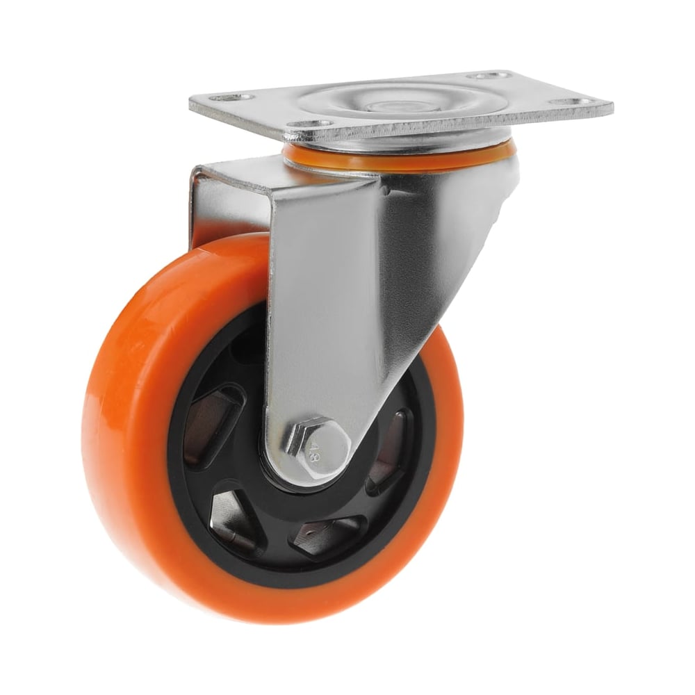 Изображение товара Поворотное колесо ПВХ 125мм для промышленных применений