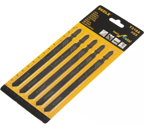 Изображение товара Пилки для электролобзика SKOLE (P1) T318A (50шт/упаковка) P1 T318A