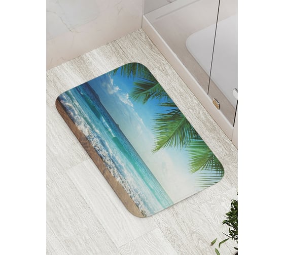 Изображение товара Коврик противоскользящий JoyArty "Морские ветра" для ванной, сауны, бассейна, bath_6988