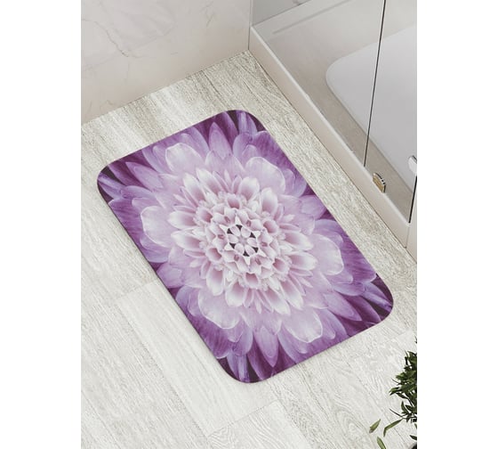 Изображение товара Коврик противоскользящий JoyArty "Фиолетовый цветок" для ванной, сауны, бассейна, bath_8770