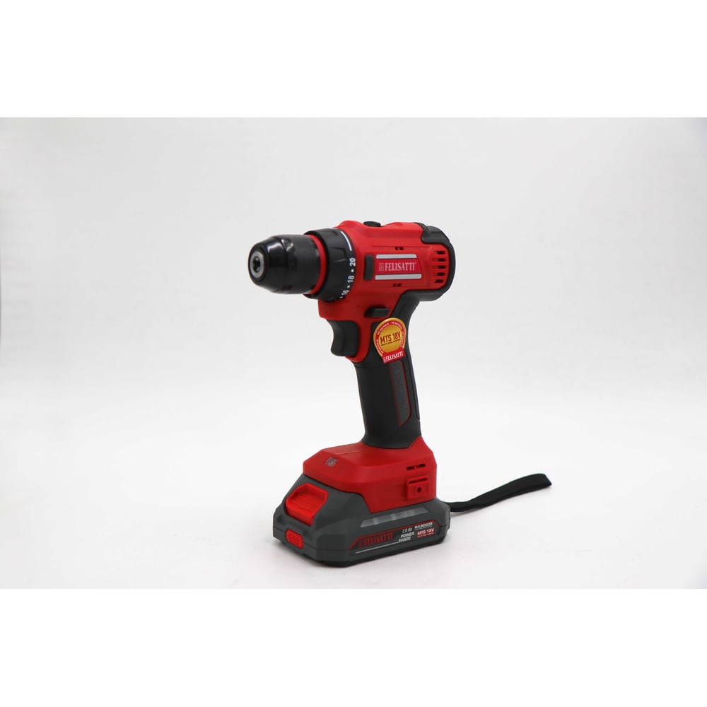Изображение товара Аккумуляторная дрель-шуруповертFelisatti FT  50Нм (кейс, 2 аккум 2,0Ач) 19068